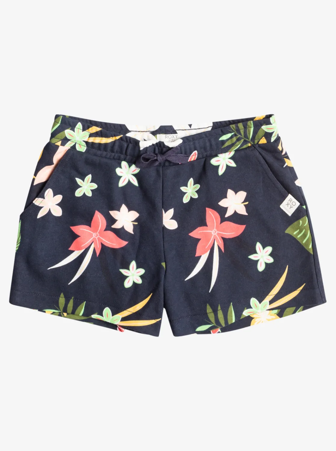 Roxy Jeans & Broeken*Twenty Five Miles - Short Van Joggingstof Voor Meisjes 4-16 Mood Indigo Alma Apparel
