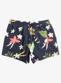Roxy Jeans & Broeken*Twenty Five Miles - Short Van Joggingstof Voor Meisjes 4-16 Mood Indigo Alma Apparel