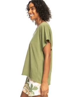 Roxy T-Shirts & Tops*Twilight - T-Shirt Voor Dames Loden Green