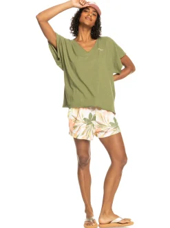 Roxy T-Shirts & Tops*Twilight - T-Shirt Voor Dames Loden Green