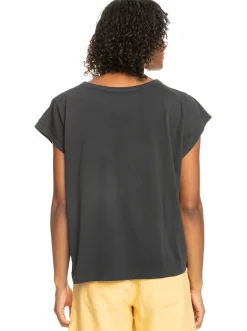 Roxy T-Shirts & Tops*Unite The Wave - Boxy T-Shirt Voor Dames Anthracite