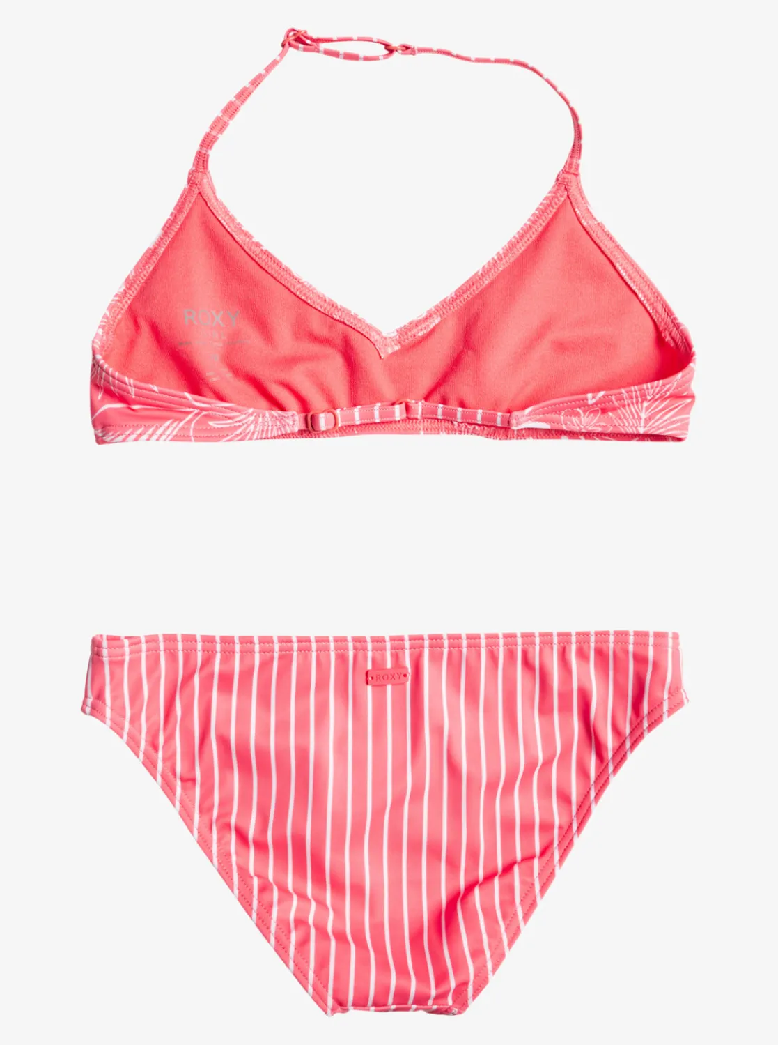 Roxy Swim*Vacay For Life - Triangel Bikiniset Voor Meisjes 7-16 Sunkissed Coral Tropical Tide