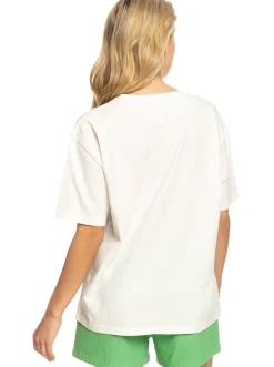 Roxy T-Shirts & Tops*Vibrations Beach - T-Shirt Voor Dames Snow White