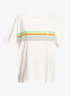 Roxy T-Shirts & Tops*Vibrations Beach - T-Shirt Voor Dames Snow White