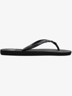 Roxy Slippers*Viva Glitz - Sandalen Voor Dames Black