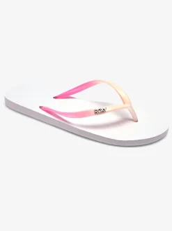 Roxy Slippers*Viva Gradient - Sandalen Voor Dames White/White/Pink