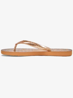 Roxy Slippers*Viva Sparkle - Sandalen Voor Dames Bronze