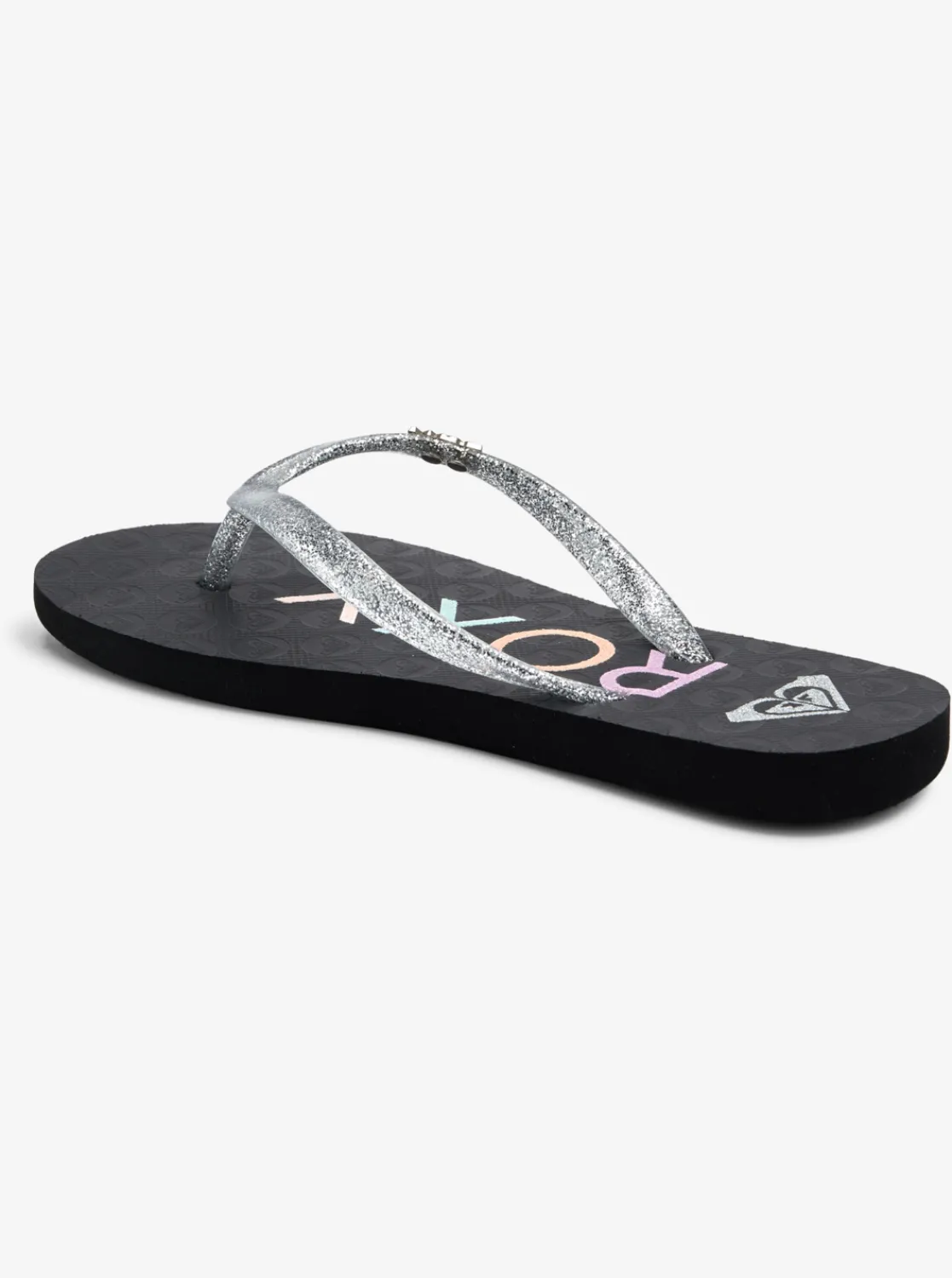 Roxy Schoenen*Viva Sparkle - Sandalen Voor Meisjes Black/Met Silver