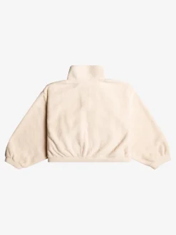 Roxy Sweatshirts & Hoodies*Walk In The Rain - Kortere Fleece Met Rits Voor Meisjes 4-16 Tapioca