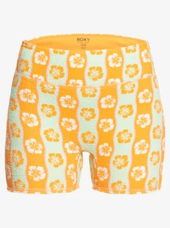 Roxy Bikini Bottoms*Wavy Babe - Boyleg Bikini Bottoms For Women Ambroisia Wave Babe Small