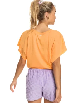 Roxy T-Shirts & Tops*We Go To The Sea - Kort T-Shirt Voor Dames Mock Orange