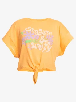 Roxy T-Shirts & Tops*We Go To The Sea - Kort T-Shirt Voor Dames Mock Orange