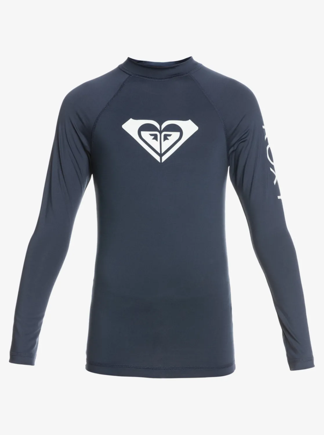 Roxy Surf*Whole Hearted - Upf 50 Rash Vest Met Lange Mouw Voor Meisjes 8-16 Mood Indigo