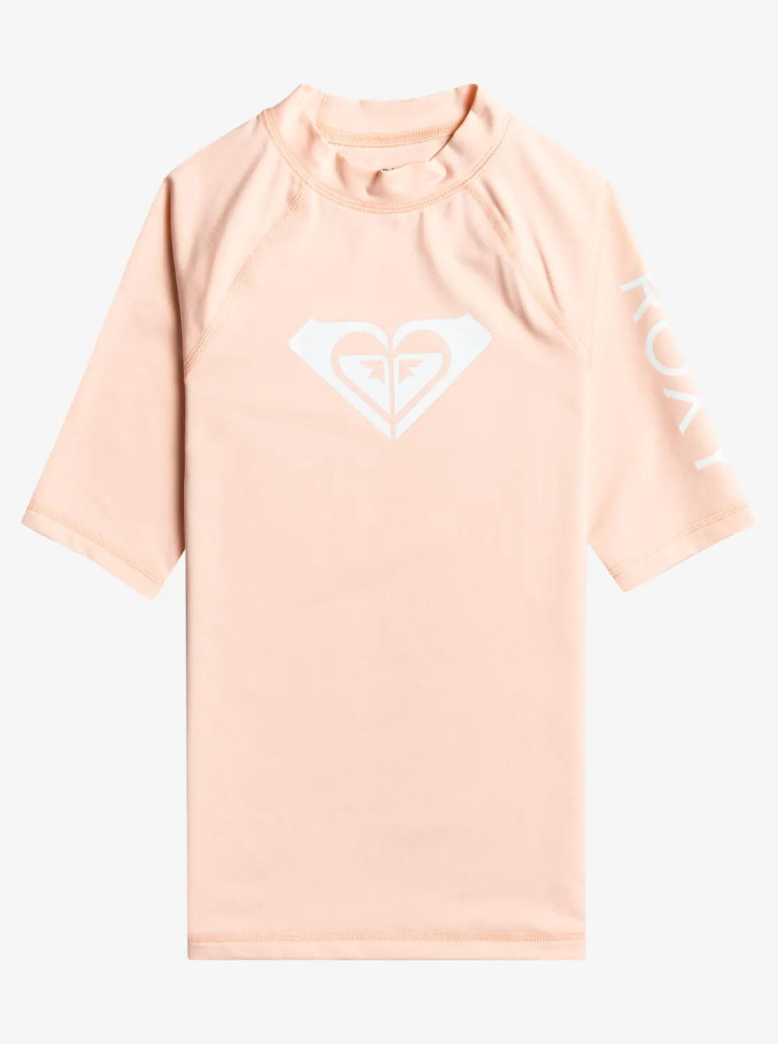 Roxy Surf*Wholehearted - Rash Vest Met Korte Mouw Voor Meisjes 8-16 Tropical Peach