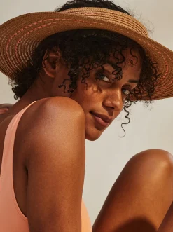 Roxy Hoeden & Petten*Woodrose - Zonnehoed Voor Dames Natural