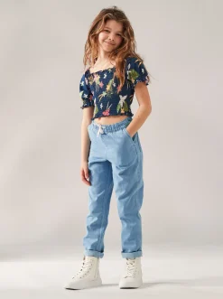 Roxy Jeans & Broeken*Yeah Bali Baby - Lichte Denim Broek Voor Meisjes 4-16 Light Blue