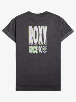 Roxy Jurken*You Rock My World - Oversized Sweaterjurk Voor Meisjes 10-16 Anthracite